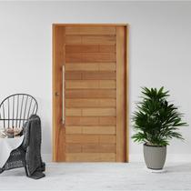 Kit Porta de Madeira 210x140cm Batente 14cm Fechadura 803 Rolete Roma Hale Esquadrias Marrom/Cedro Rodam Kit Porta de Madeira 210x140cm Batente 14cm Fechadura 803 Rolete Roma Hale Esquadrias Marrom/Cedro Rodam