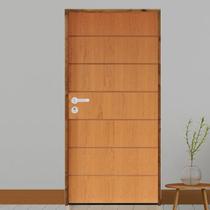 Kit Porta de Madeira 210x62cm Batente 9cm Fechadura Stilo Belissima 2 Rodam Abertura Esquerda Kit Porta de Madeira 210x62cm Batente 9cm Fechadura Stilo Belissima 2 Rodam Abertura Esquerda