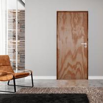 Kit Porta de Madeira 210x70cm Batente 11cm Fechadura Stilo Rodam Abertura Esquerda Kit Porta de Madeira 210x70cm Batente 11cm Fechadura Stilo Rodam Abertura Esquerda