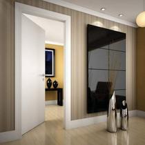 Kit Porta de Madeira 210x80cm Lisa Primer Direita Moldufama