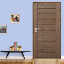 Kit Porta de Madeira 210x82cm Batente 11cm Fechadura Externa Stilo Rodam Abertura Direita Marrom/Pinus Kit Porta de Madeira 210x82cm Batente 11cm Fechadura Externa Stilo Rodam Abertura Direita Marrom/Pinus