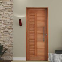 Kit Porta de Madeira 210x82cm Batente 14cm Fechadura Externa Rolete Rodam Kit Porta de Madeira 210x82cm Batente 14cm Fechadura Externa Rolete Rodam