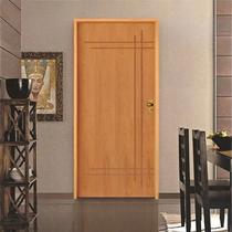 Kit Porta de Madeira 210x82cm Batente 14cm Fechadura Golf Belissima 9 Rodam