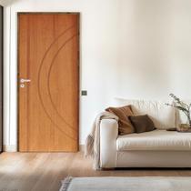 Kit Porta de Madeira 210x82cm Batente 9cm Fechadura Stilo Concept 10 Rodam Abertura Direita Marrom/Imbuia Kit Porta de Madeira 210x82cm Batente 9cm Fechadura Stilo Concept 10 Rodam Abertura Direita Marrom/Imbuia