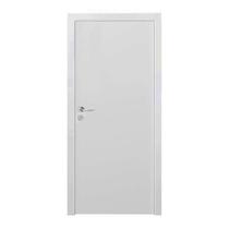 Kit Porta de Madeira 210x90cm Lisa Primer Esquerda Moldufama Kit Porta de Madeira 210x90cm Lisa Primer Esquerda Moldufama