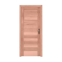 Kit Porta de Madeira 213cmx94,5cmx12cm Pe28 Esel Abertura Esquerda Kit Porta de Madeira 213cmx94,5cmx12cm Pe28 Esel Abertura Esquerda