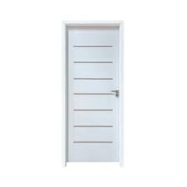 Kit Porta de Madeira 215x87cm Batente 14cm com Guarnição Cristal Primer Abertura Esquerda Branco Kit Porta de Madeira 215x87cm Batente 14cm com Guarnição Cristal Primer Abertura Esquerda Branco