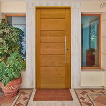 Kit Porta de Madeira BBB 210x82cm Batente 14cm Fechadura Rolete Rodam Abertura Esquerda Kit Porta de Madeira BBB 210x82cm Batente 14cm Fechadura Rolete Rodam Abertura Esquerda