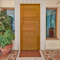 Kit Porta de Madeira BBB 210x82cm Batente 14cm Fechadura Rolete Rodam