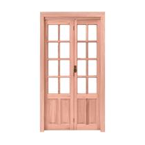 Kit Porta de Madeira Camarão 213cmx120cmx12cm Pe71 Esel Abertura Esquerda