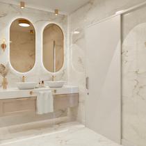 Kit porta de Madeira Completa 213cm x 90cm Batente regulavel de 14 a 16,5cm de Correr Incoportas