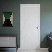 Kit porta de Madeira Completa 213cm x 94cm Batente regulavel de 16 a 18,5cm Esquerda Incoportas