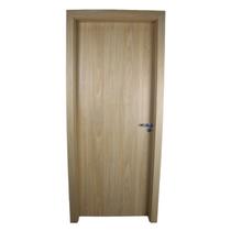 Kit Porta de Madeira Completa 213x64cm Batente 16cm Lado Direito
