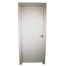 Kit Porta de Madeira Completa 213x94cm Batente 12cm Lado Esquerda