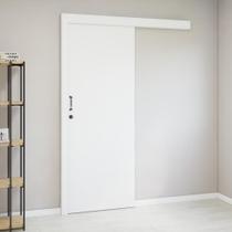 Kit Porta de Madeira de Correr Completa 213cm X 70cm Batente Regulável 10 a 12,5 Incoportas Kit Porta de Madeira de Correr Completa 213cm X 70cm Batente Regulável 10 a 12,5 Incoportas