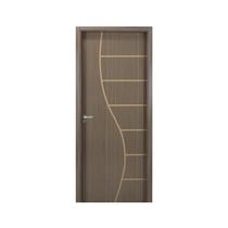 Kit Porta de Madeira Decorada 215x64cm com Batente de MDF Ultra 10cm Cantareira MGM