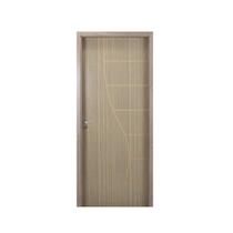 Kit Porta de Madeira Decorada 215x74cm com Batente de Mdf Ultra 10cm Cantareira Mgm