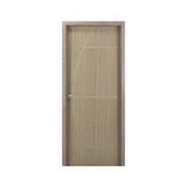 Kit Porta de Madeira Decorada 215x74cm com Batente de MDF Ultra 12cm Gaúcha MGM