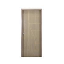 Kit Porta de Madeira Decorada 215x74cm com Batente de MDF Ultra 16cm Cantareira MGM