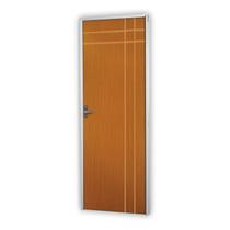 Kit Porta de Madeira Decorada 215x75cm com Batente de Aço 6cm Mantiqueira Mgm Abertura Esquerda Kit Porta de Madeira Decorada 215x75cm com Batente de Aço 6cm Mantiqueira Mgm Abertura Esquerda
