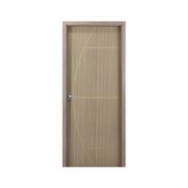 Kit Porta de Madeira Decorada 215x84cm com Batente de MDF Ultra 10cm Gaúcha MGM Marrom/Carvalho Alpha Kit Porta de Madeira Decorada 215x84cm com Batente de MDF Ultra 10cm Gaúcha MGM Marrom/Carvalho Alpha