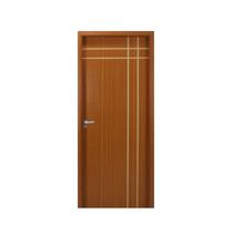 Kit Porta de Madeira Decorada 215x94cm com Batente de MDF Ultra 10cm Mantiqueira MGM