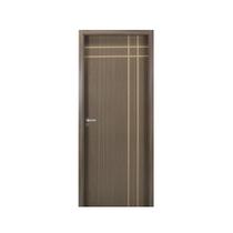 Kit Porta de Madeira Decorada 215x94cm com Batente de MDF Ultra 12cm Mantiqueira MGM