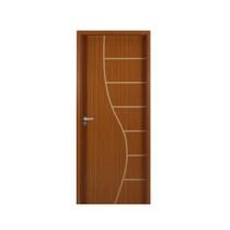 Kit Porta de Madeira Decorada 215x94cm com Batente de MDF Ultra 16cm Cantareira MGM