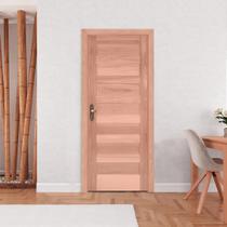 Kit Porta de Madeira Esquerda 213cmx104,5cmx12cm Pe28 Esel