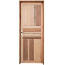 Kit Porta de Madeira Grantok Mista M09 Externa, Abertura à Direita 213 x 86 cm Kit Porta de Madeira Grantok Mista M09 Externa, Abertura à Direita 213 x 86 cm