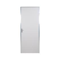 Kit Porta de Madeira Lisa 212x65cm com Batente de Aluminio 3,6cm Ecomadeiral Mgm Abertura Direita