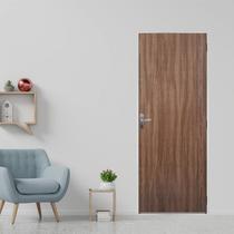 Kit Porta de Madeira Lisa 215x65cm com Batente de Aço 06cm Açomad MGM