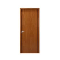 Kit Porta de Madeira Lisa 215x84cm com Batente de MDF Ultra 12cm Melamínico MGM Abertura Esquerda Marrom/Mogno Kit Porta de Madeira Lisa 215x84cm com Batente de MDF Ultra 12cm Melamínico MGM Abertura Esquerda Marrom/Mogno