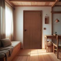 Kit Porta de Madeira Lisa 215x94cm Batente 16cm Mdf Ultra Mgm