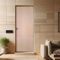 Kit Porta de Madeira Lisa Curupixá 210x72cm Batente 14cm Uniportas