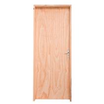 Kit Porta de Madeira Pinus Grantok M12 Interna, Abertura à Esquerda 213x86 cm Kit Porta de Madeira Pinus Grantok M12 Interna, Abertura à Esquerda 213x86 cm