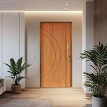 Kit Porta de Madeira Pivotante 210x110cm Batente 14cm Fechadura 803 Rolete Externa Concept 10 Hale Esquadrias Kit Porta de Madeira Pivotante 210x110cm Batente 14cm Fechadura 803 Rolete Externa Concept 10 Hale Esquadrias