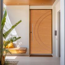 Kit Porta de Madeira Pivotante 210x120cm Batente 14cm Fechadura 803 Rolete Externa Concept 11 Hale Esquadrias Kit Porta de Madeira Pivotante 210x120cm Batente 14cm Fechadura 803 Rolete Externa Concept 11 Hale Esquadrias