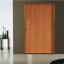 Kit Porta de Madeira Pivotante 210x140cm Batente 14cm Fechadura 803 Rolete Externa Concept 9 Hale Esquadrias Kit Porta de Madeira Pivotante 210x140cm Batente 14cm Fechadura 803 Rolete Externa Concept 9 Hale Esquadrias