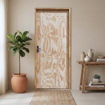 Kit Porta de Madeira Sarrafeada 210x62cm Batente 9cm e Fechadura Abertura Esquerda SOMAD Kit Porta de Madeira Sarrafeada 210x62cm Batente 9cm e Fechadura Abertura Esquerda SOMAD