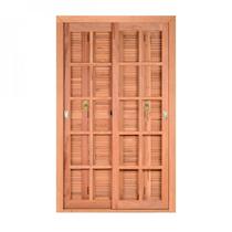 Kit Porta de Madeira Veneziana 216cmx180cmx14cm Pe521 Esel