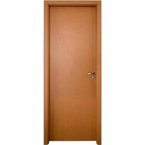Kit Porta de MDF Pinhal M15/20 Interna, Abertura à Esquerda 213x75 cm, Curupixa