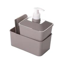 Kit Porta Detergente Dispenser Rodinho Cozinha Pia Fendi