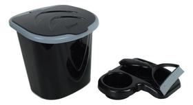 Kit Porta Detergente Rodinho De Pia E Lixeira Keita Cozinha