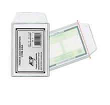 Kit Porta Documento Pvc Rg e Titulo 75x105mm Acp C/aba 100 Unidades Kit Porta Documento Pvc Rg e Titulo 75x105mm Acp C/aba 100 Unidades