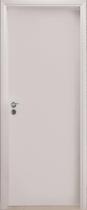 Kit Porta Drywall 210x92x7,5cm Primer Branco Esquerdo Eucatex