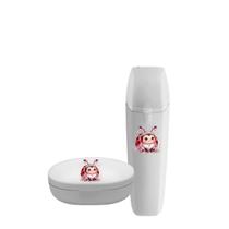 Kit Porta Escova de Dente Portátil Saboneteira Joaninha - Kit Porta Escova de Dente Portátil Saboneteira Joaninha -