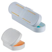 Kit Porta Escova Pasta Sabonete Portátil Viagem Estojo Bolsa - Crippa Kit Porta Escova Pasta Sabonete Portátil Viagem Estojo Bolsa - Crippa