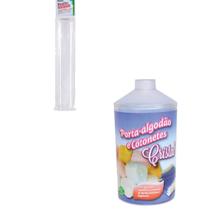 Kit Porta Escova Unitário e Porta-cotonetes - BRASAMI Kit Porta Escova Unitário e Porta-cotonetes - BRASAMI
