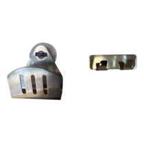 Kit porta esponja e suporte para panos de cozinha - INOX Kit porta esponja e suporte para panos de cozinha - INOX